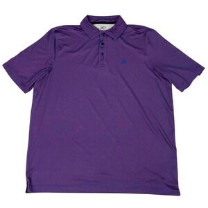 Johnston & Murphy XC4 Performance Polo Mens Size XL Gingham‎ Golf Purple
